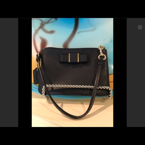 Coach Handbags - Coach Darcy Bow Wristlet